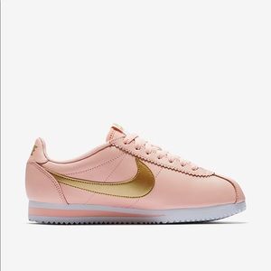 cortez nike pink and gold